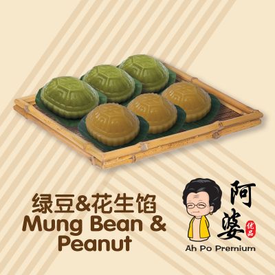 [TUE]绿豆&花生馅龟糕 Mung Bean & Peanut Ang-Gu-Kuih