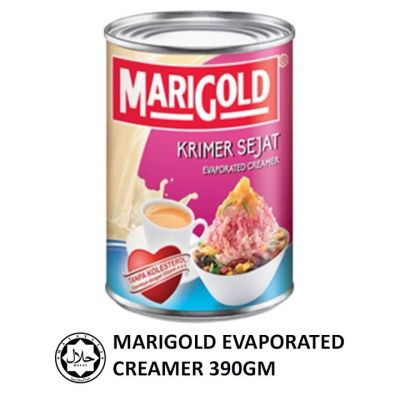 Marigold Evaporated Creamer (390g) Susu Cair
