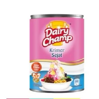 Dairy Champ Susu Cair 390g Evaporated Creamer