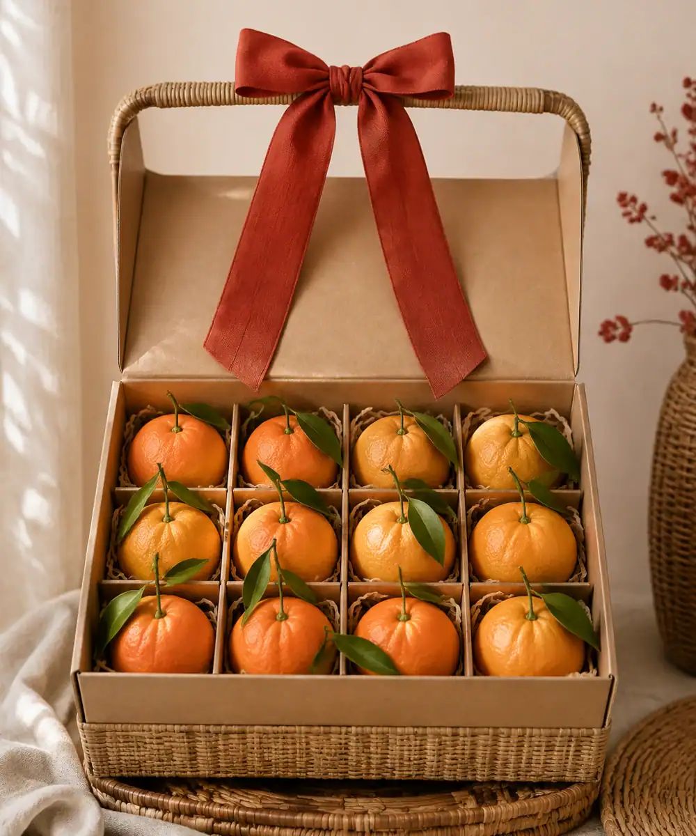 Mandarin Oranges, a box