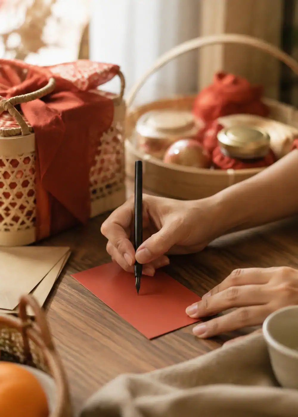 2. Write the card