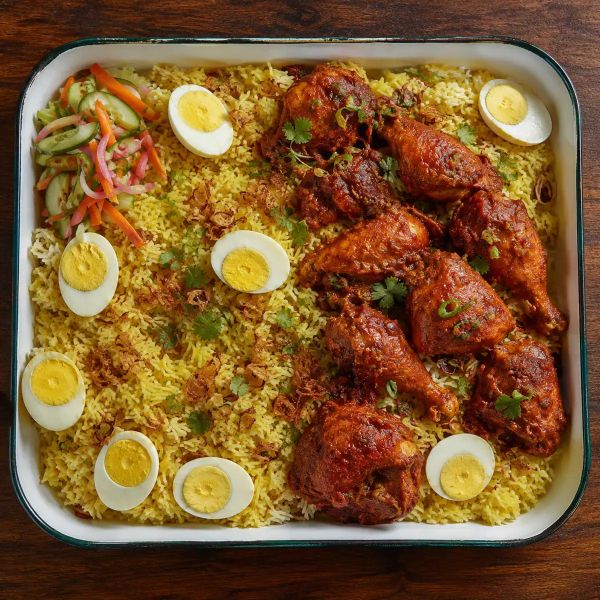 Nasi Minyak Tray, serves 10