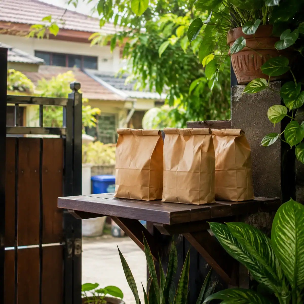 Collect at the gate