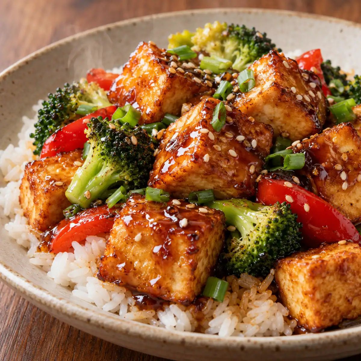 Teriyaki Tofu Rice