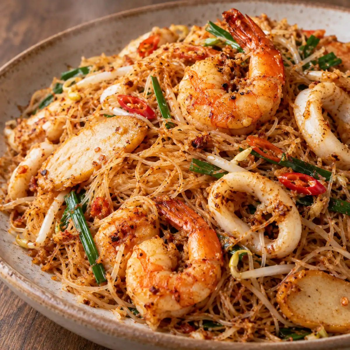 Spicy Seafood Bee Hoon
