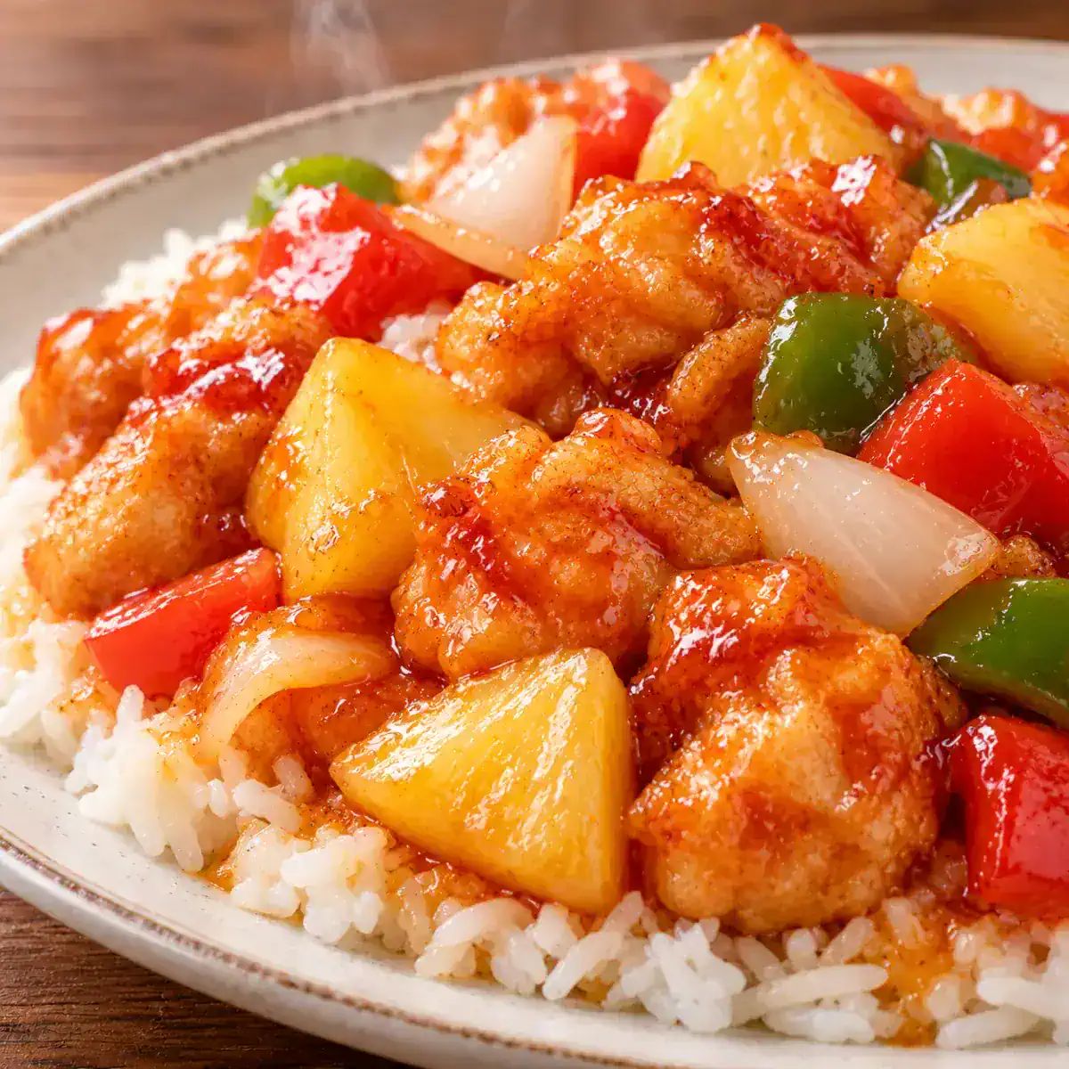 Sweet & Sour Chicken Rice