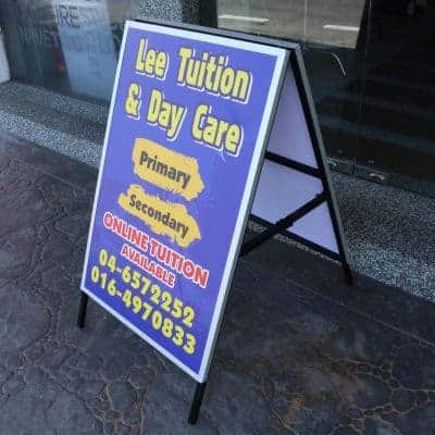 A Board Sign