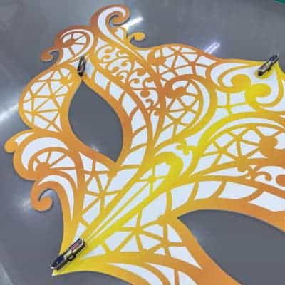 Compress Formboard Diecut Shape