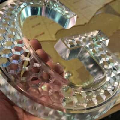 Acrylic CNC Router Cut