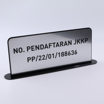 Table Name Plate