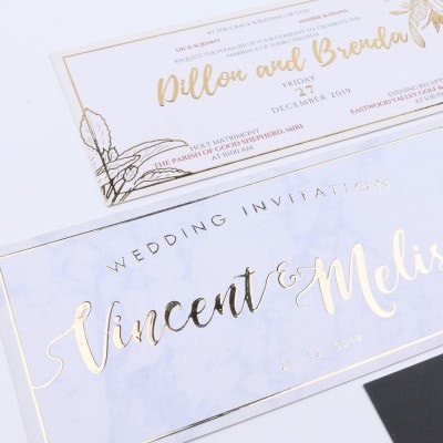 Premium Gold Foil Spot UV
