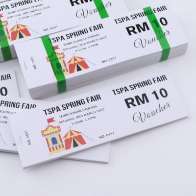 Ticket Print with Numbering
