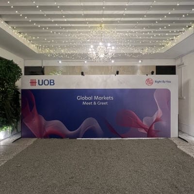 Bank Event Backdrop