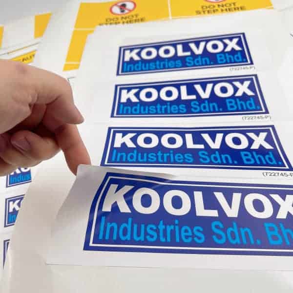 Sticker Label Instant