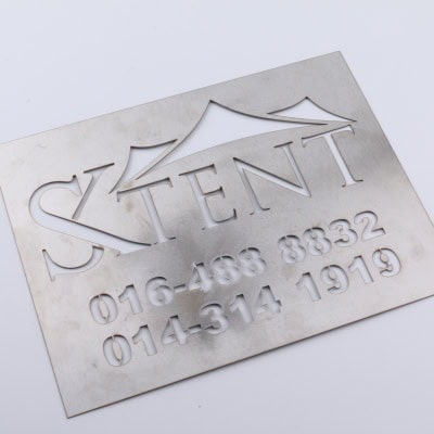 Stencil Fabricate Stainless Steel