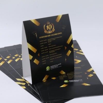 Table Tent Card