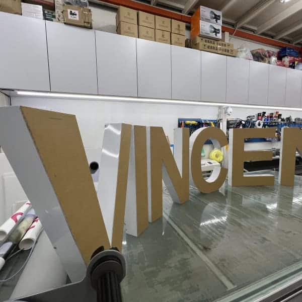 3D Lettering Backdrop