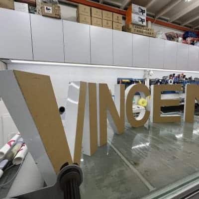 3D Lettering Backdrop