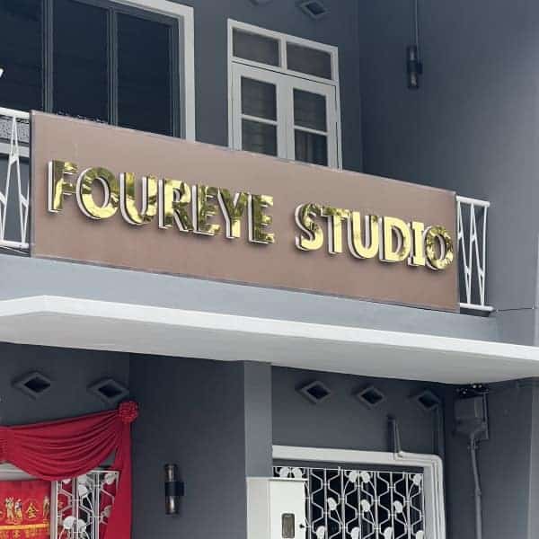 Titanium Gold 3D Embossed Lettering
