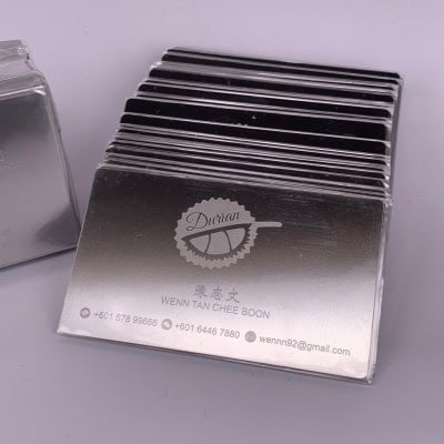 Stainless Steel Name Card