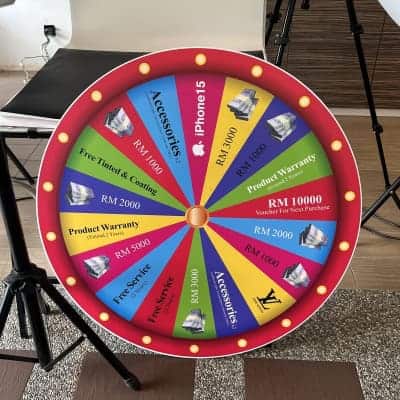 Lucky Draw fortune Spin (Rental Available)
