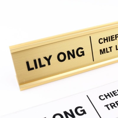 Table Name Plate