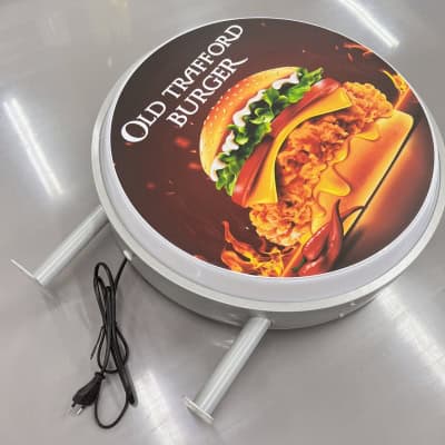 Rounded LED Light Box