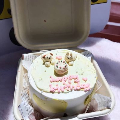 小狗小兔便当蛋糕