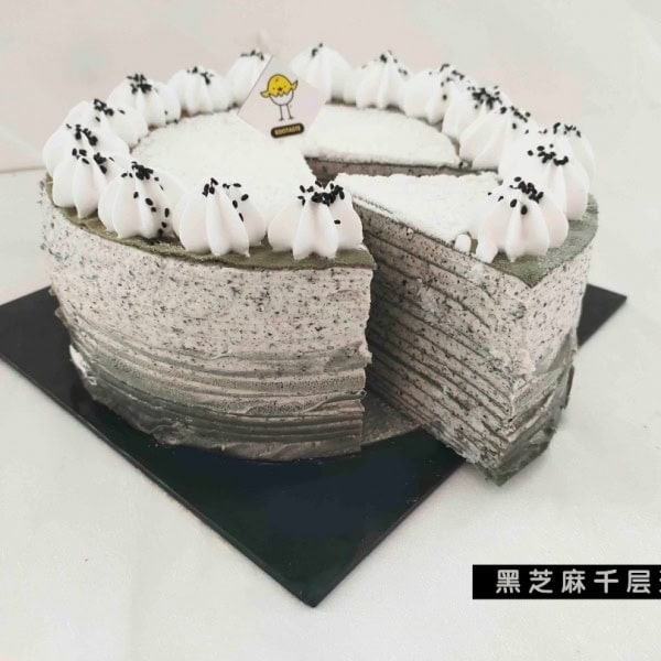 Black Sesame Crepe