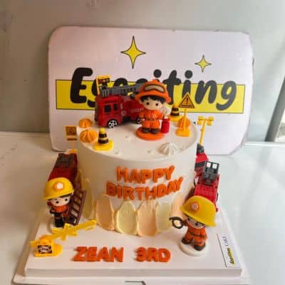 fireman cake