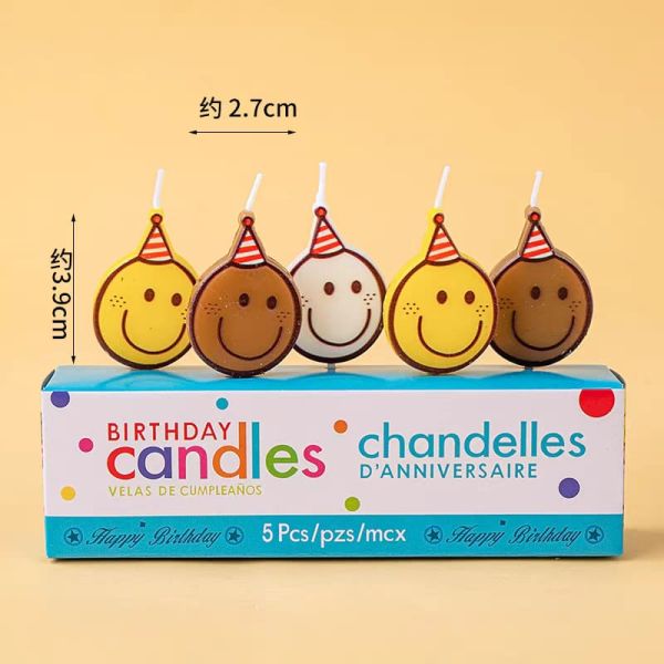 smiley face candle