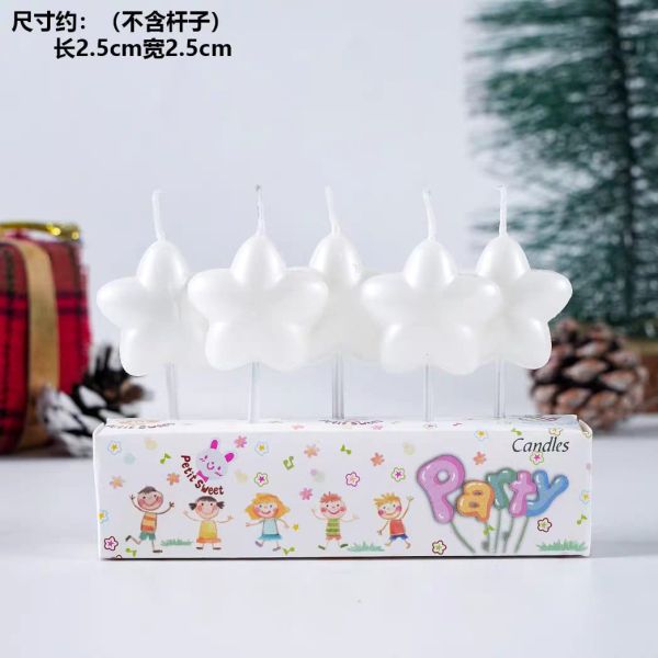 white star candle