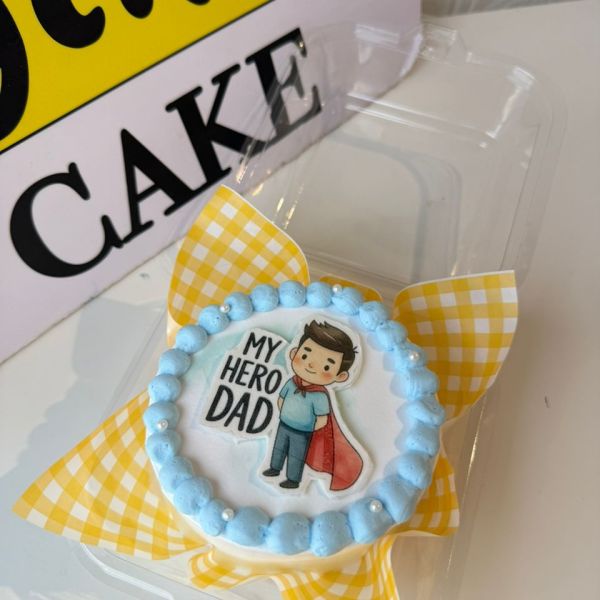 My Hero Dad bento cake