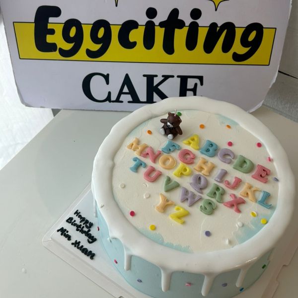 alphabet cake 字母蛋糕