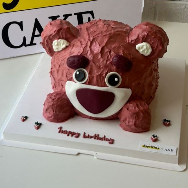 lotso cake草莓熊蛋糕