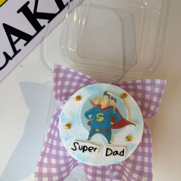 Super Dad bento cake