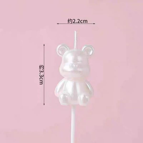 white bear candle