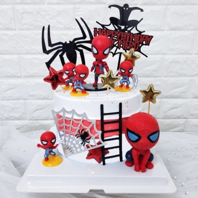 Spiderman 蛋糕