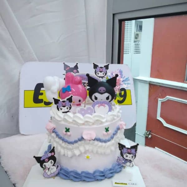 kuromi+melody蛋糕