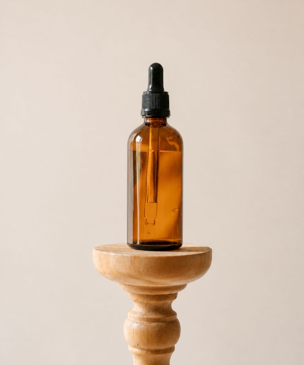 Amber Glass Dropper Bottle