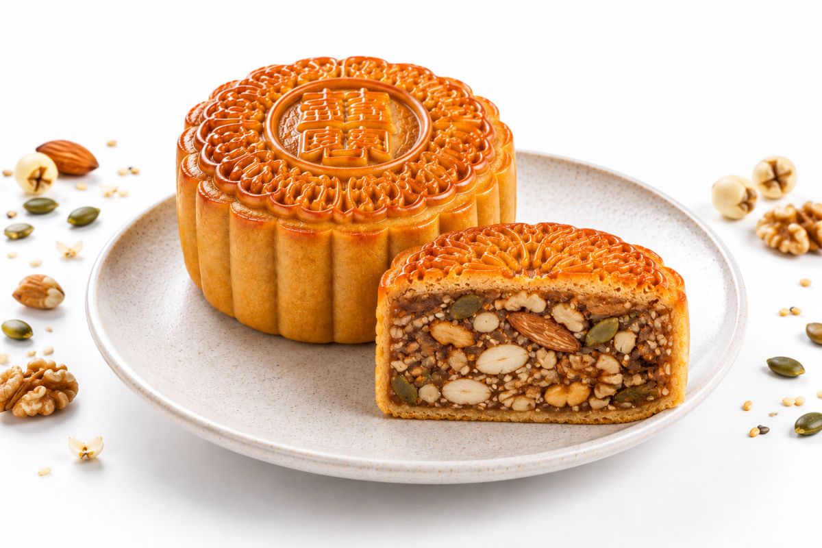 Mixed Nuts Mooncake