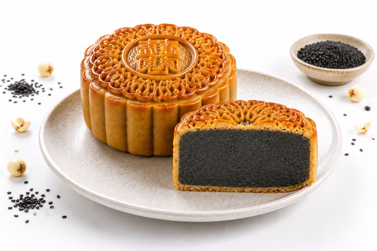 Black Sesame Mooncake