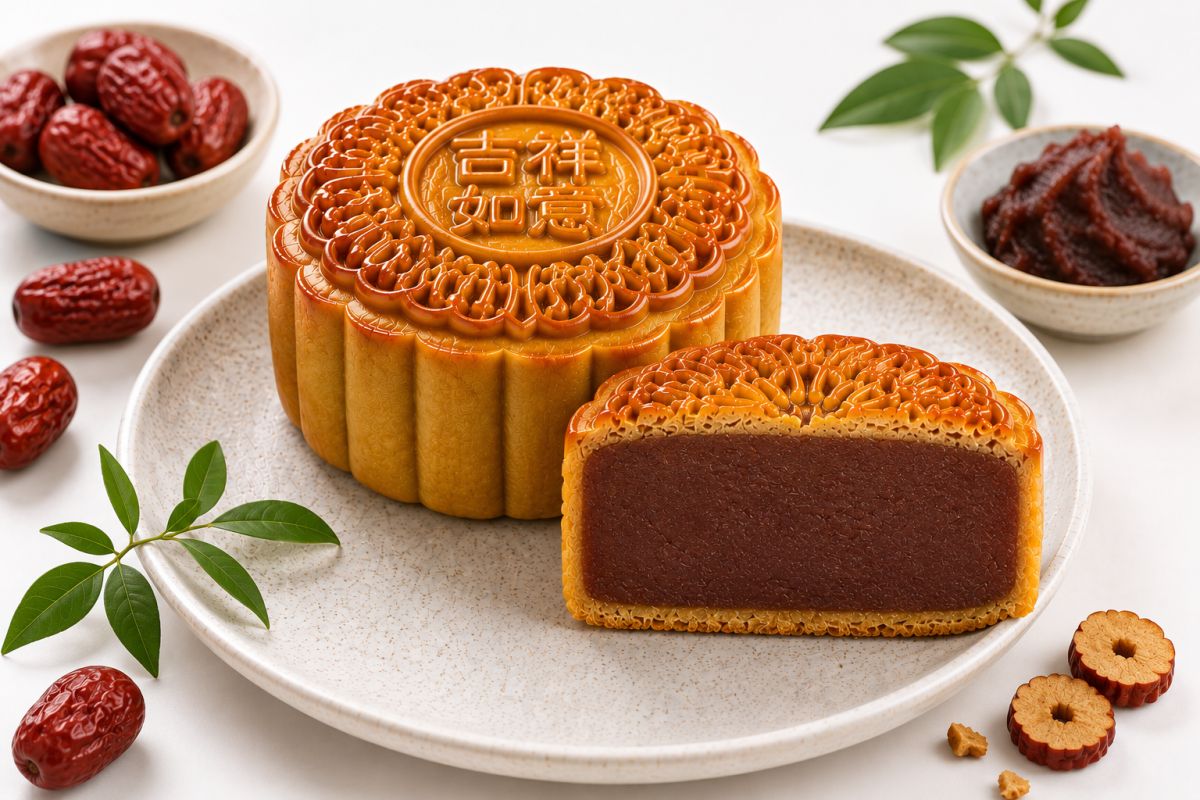 红枣蓉月饼