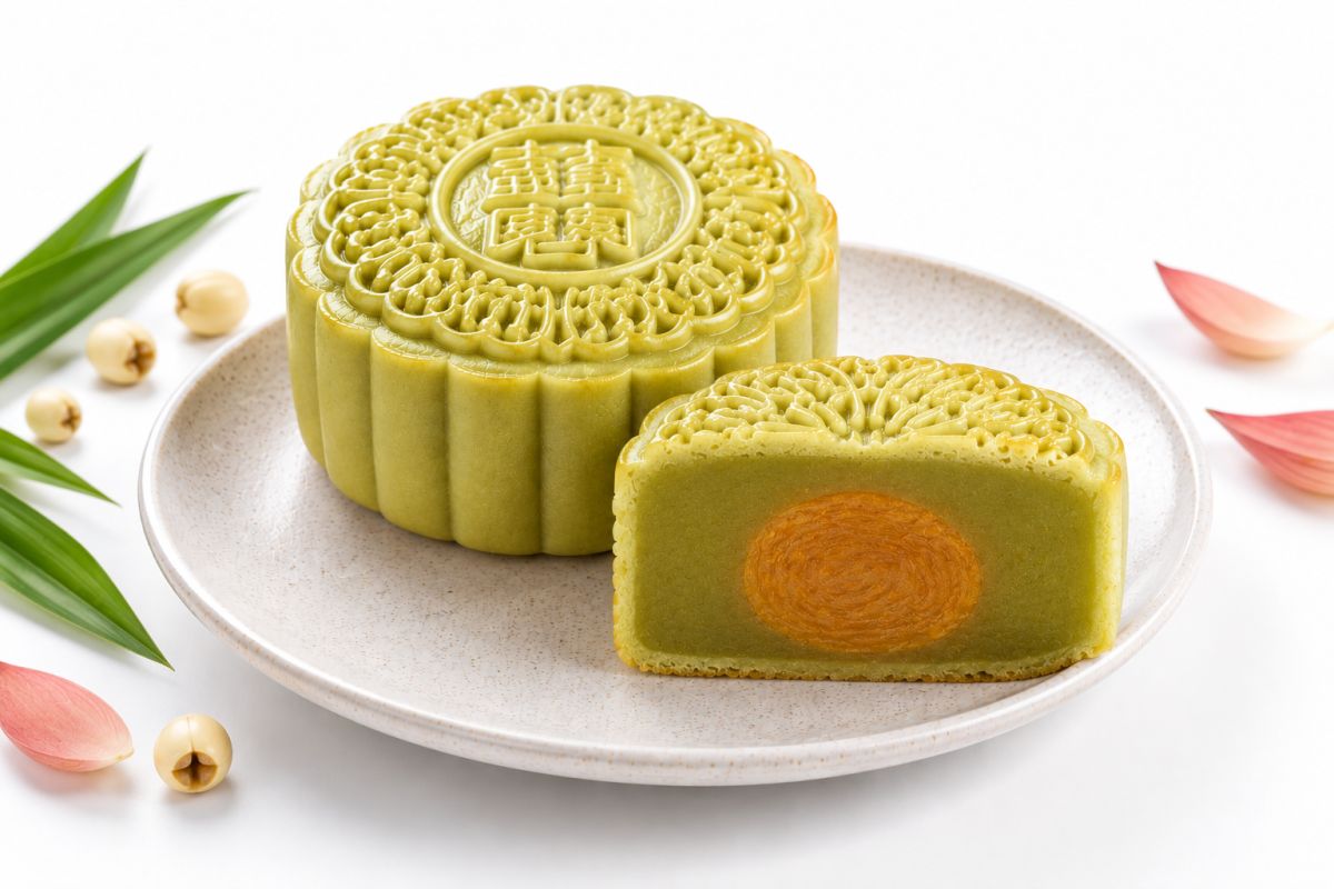 Pandan Lotus Mooncake