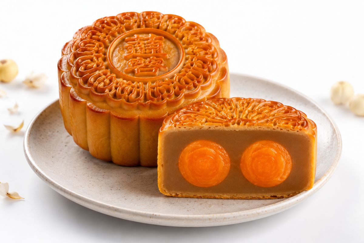 Lotus Seed Paste Mooncake