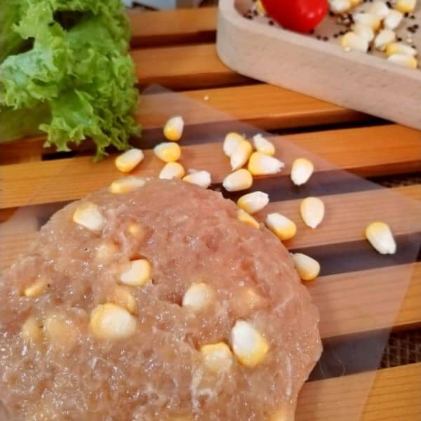 Frozen Corn Chic Patty 100G+- (RAW）