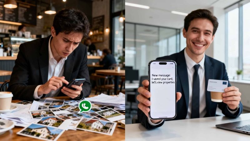 房产中介的WhatsMenu电子名片