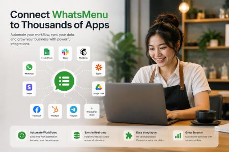 Connect WhatsMenu to Thousands of Apps with Zapier, Make, or n8n