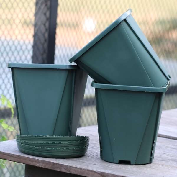 Nordic Minimalist Thickened Resin Planter (Square)